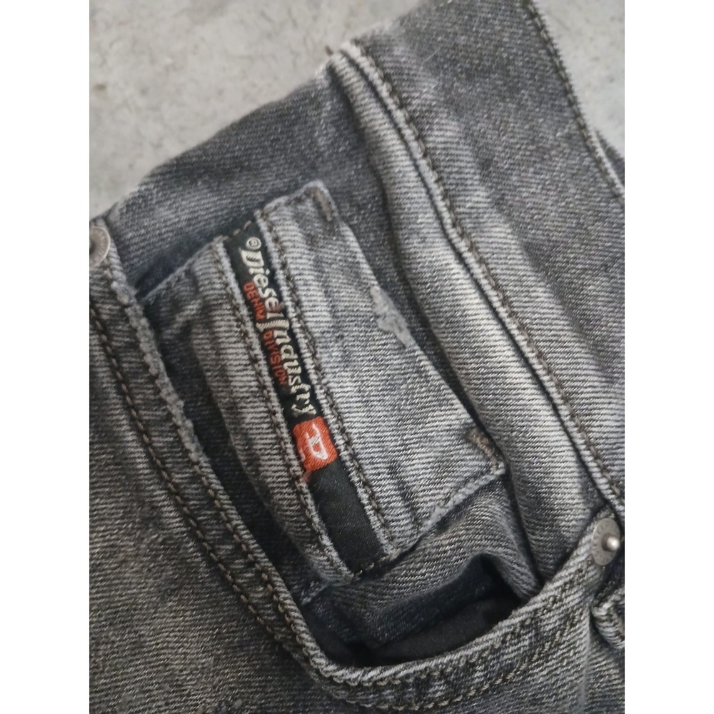 DIESEL Men's Size W30xL28 (Tag 28x 32) Black 2019 D-Strukt Slim  Jeans - Picture 3 of 11